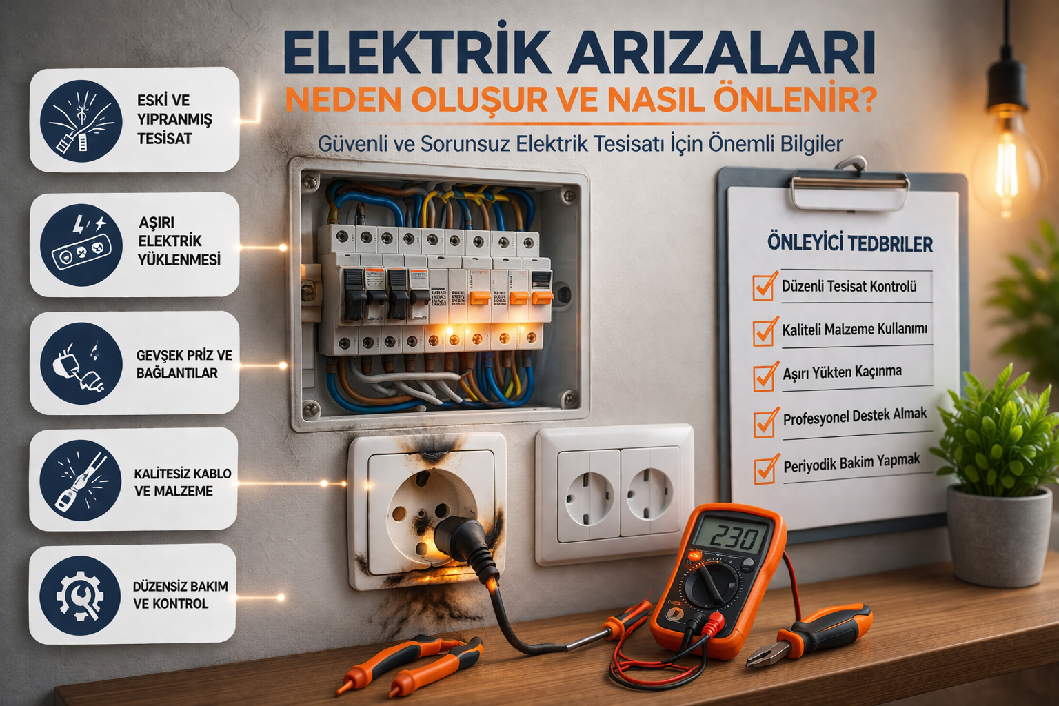 Elektrik Arızaları Neden Oluşur ve Nasıl Önlenir?
