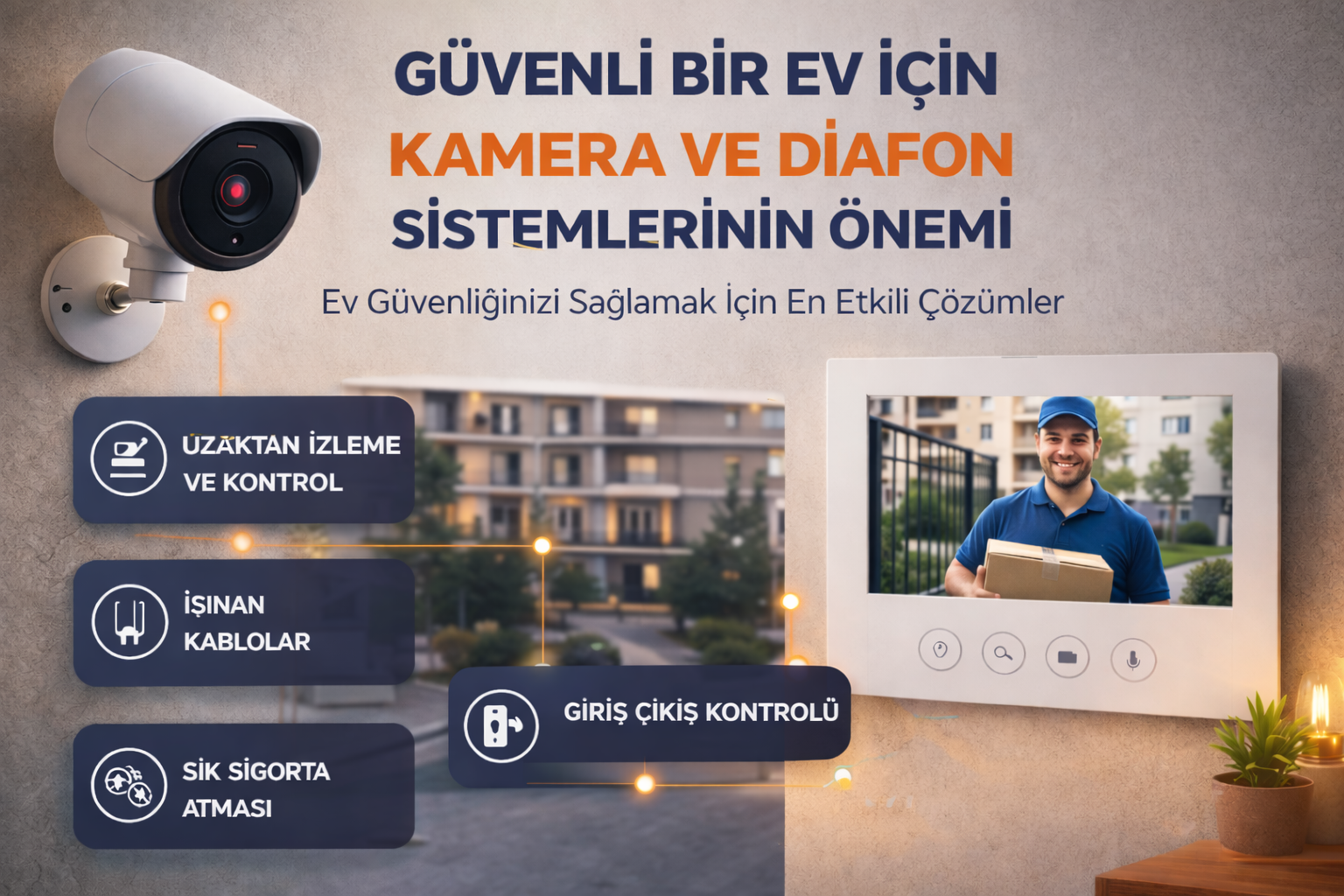 Güvenli Bir Ev İçin Kamera ve Diafon Sistemlerinin Önemi